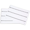 Write-On-Wipe-Off Fraction Number Line Mat, 9"W x 12"L, Pack of 10