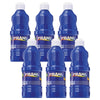 Washable Tempera Paint, Blue, 16 oz, Pack of 6