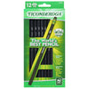 Wood-Cased Pencils, Black, 12 Per Pack, 3 Packs