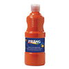 Ready-to-Use Tempera Paint, Orange, 16 oz, Pack of 6