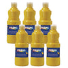 Ready-to-Use Tempera Paint, Yellow, 16 oz, Pack of 6