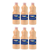 Ready-to-Use Tempera Paint, Peach, 16 oz, Pack of 6