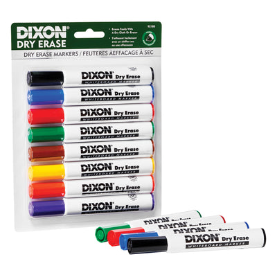 Dry Erase Markers Wedge Tip, 8 Colors Per Set, 2 Sets
