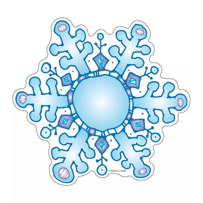 Snowflakes Cut-Outs by DJ Inkers, 36 Per Pack, 3 Packs