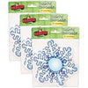 Snowflakes Cut-Outs by DJ Inkers, 36 Per Pack, 3 Packs