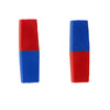 North-South Bar Magnets 3", Red-Blue Poles, 2 Per Pack, 3 Packs