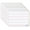 Double-sided Magnetic Dry-Erase Board, Line-Ruled-Blank, Pack of 6