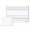 Double-sided Magnetic Dry-Erase Board, Line-Ruled-Blank, Pack of 6