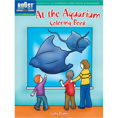 At the Aquarium Coloring Book, Pack of 6