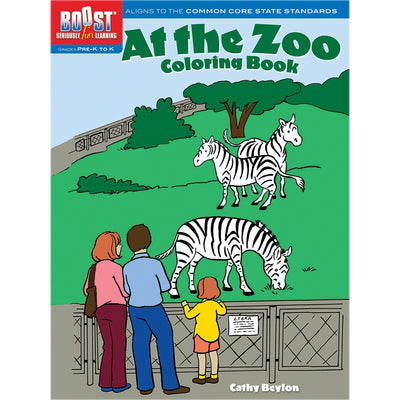At the Zoo Coloring Book, Pack of 6