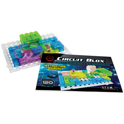 Circuit Blox 120, Circuit Board Building Blocks, 49 Pieces