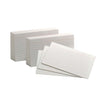 White Commercial Index Cards, 3" x 5", Ruled, 1000 Per Pack, 2 Packs