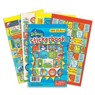 Dr. Seuss™ Awesome Sticker Book, 486 Stickers Per Pack, Pack of 3