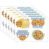 Jumbo Scented Stickers, Chocolate Chip Cookie, 12 Per Pack, 6 Packs