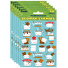 Marshmallow Scented Stickers, 80 Per Pack, 6 Packs