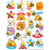 Honey Scented Stickers, 80 Per Pack, 6 Packs