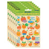 Orange Scented Stickers, 80 Per Pack, 6 Packs