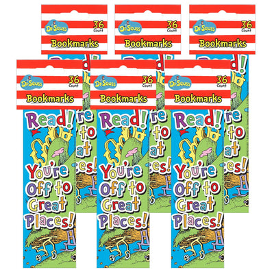 Dr. Seuss™ Oh, The Places... Bookmarks, 36 Per Pack, 6 Packs
