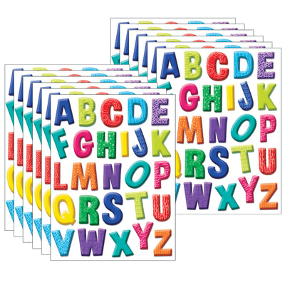 Color My World Alphabet Window Clings, 12 Sheets