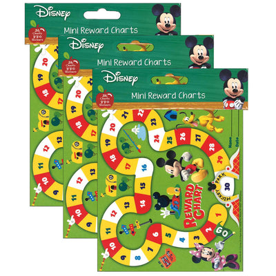 Mickey Mouse Clubhouse® Mickey Park Mini Reward Charts with Stickers, 36 Charts Per Pack, 3 Packs