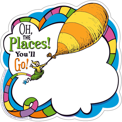 Dr. Seuss™ Oh The Places Paper Cut Outs, 36 Per Pack, 3 Packs
