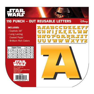 Star Wars™ Deco 4" Letters, 110 Per Pack, 3 Packs