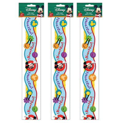 Mickey Mouse Clubhouse® I Think I Can Extra Wide Cut Deco Trim®, 37 Feet Per Pack, 3 Packs