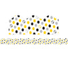 Peanuts® Touch of Class Dots Deco Trim® Extra Wide Die Cut, 37 Feet Per Pack, 3 Packs