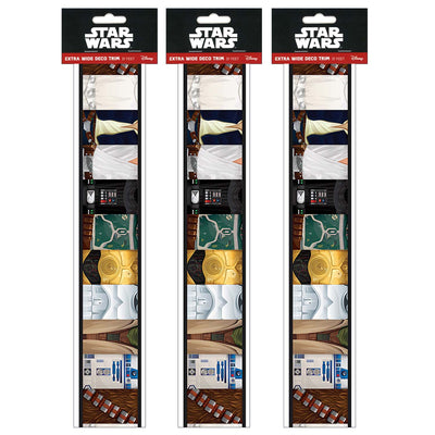 Star Wars™ Extra Wide Deco Trim®, 37 Feet Per Pack, 3 Packs