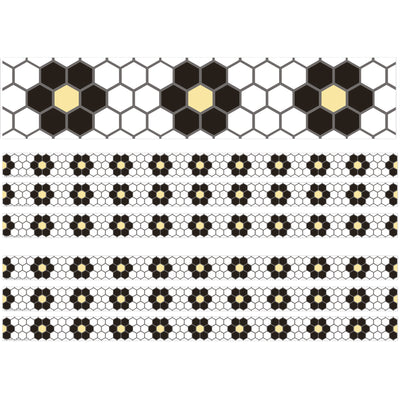 The Hive Floral Mosaic Deco Trim®, 37 Feet Per Pack, 6 Packs