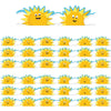 Growth Mindset Sun & Clouds Deco Trim® Extra Wide Die-Cut, 37 Feet Per Pack, 6 Packs