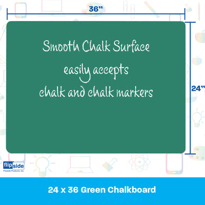 Chalk Board, Green, 24" x 36"