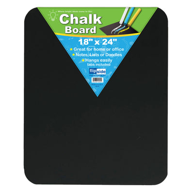 Chalk Board, Black, 18" x 24", Pack of 3