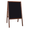Stained Marquee Easel with White Dry Erase-Black Chalkboard, 42" H x 24" W