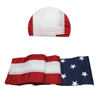 Durawavez Nylon Outdoor U.S. Flag with Heading & Grommets, 3' x 5'