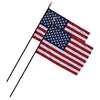 Heritage U.S. Classroom Flag, 7-16" x 48" Staff, 24"W x 36"L, Pack of 2