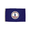 Durawavez Nylon Outdoor Flag with Heading & Grommets, Virginia, 3ft x 5ft