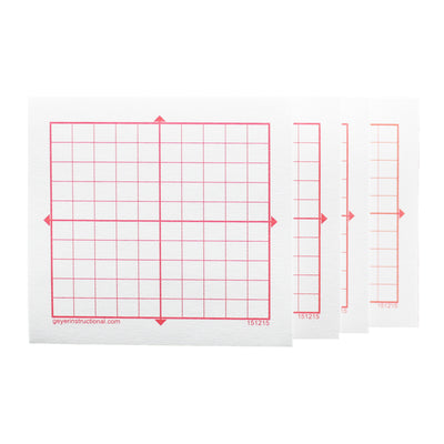 Graphing 3M Post-it® Notes, XY Axis, 10 x 10 Square Grid, 4 Pads