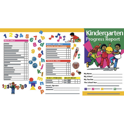 Kindergarten Progress Report, 10 Per Pack, 6 Packs