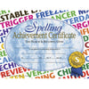 Spelling Achievement Certificate, 30 Per Pack, 3 Packs