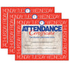 Attendance Certificate, 8.5" x 11", 30 Per Pack, 3 Packs