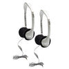 SchoolMate™ On-Ear Stereo Headphone with In-Line Volume Control, Pack of 2