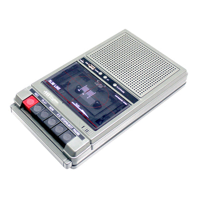 Classroom Cassette Player-Recorder, 2 Station, 1 Watt