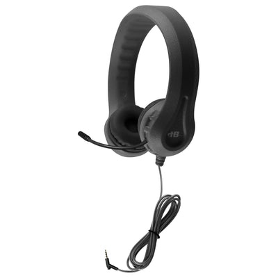 Kid's Flex-Phones™ TRRS Headset with Gooseneck Microphone, Black