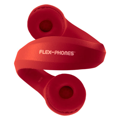 Flex-Phones™ Indestructible Foam Headphones, Red