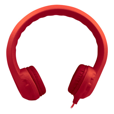 Flex-Phones™ Indestructible Foam Headphones, Red