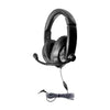 Smart-Trek Deluxe Stereo Headset with In-Line Volume Control & 3.5mm TRRS Plug, Pack of 2