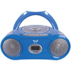 6 Person Listening Center with Bluetooth CD-Cassette-FM Boombox and Deluxe Over-Ear Headphones