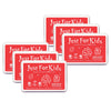Just for Kids® Ink Pad, Red, Pack of 6