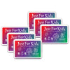 Just for Kids® 3-Color Rainbow Ink Pad, Pack of 6
